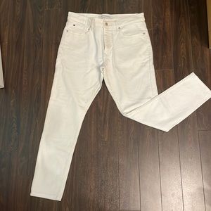 Calvin Klein slim fit white jeans